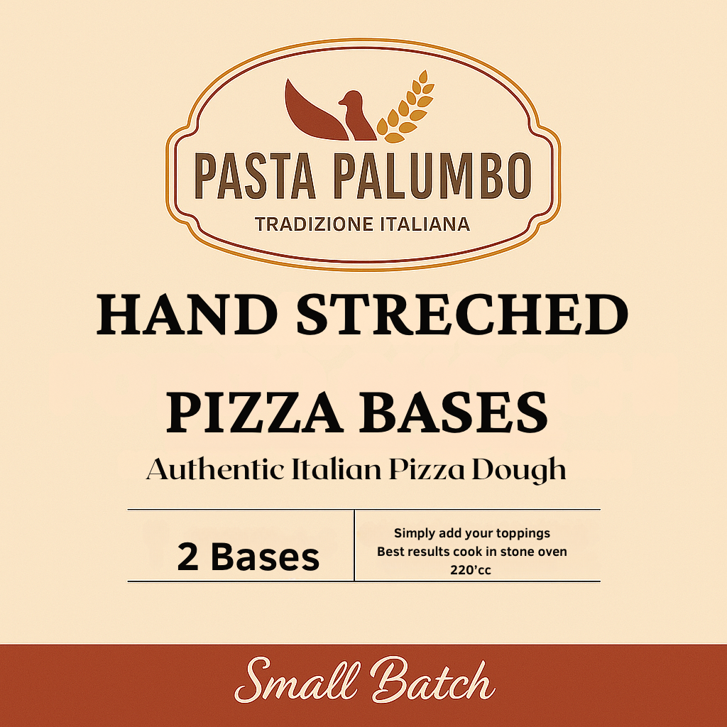 Hand Stretched Pizza Bases (11 inch - 2 Pack)