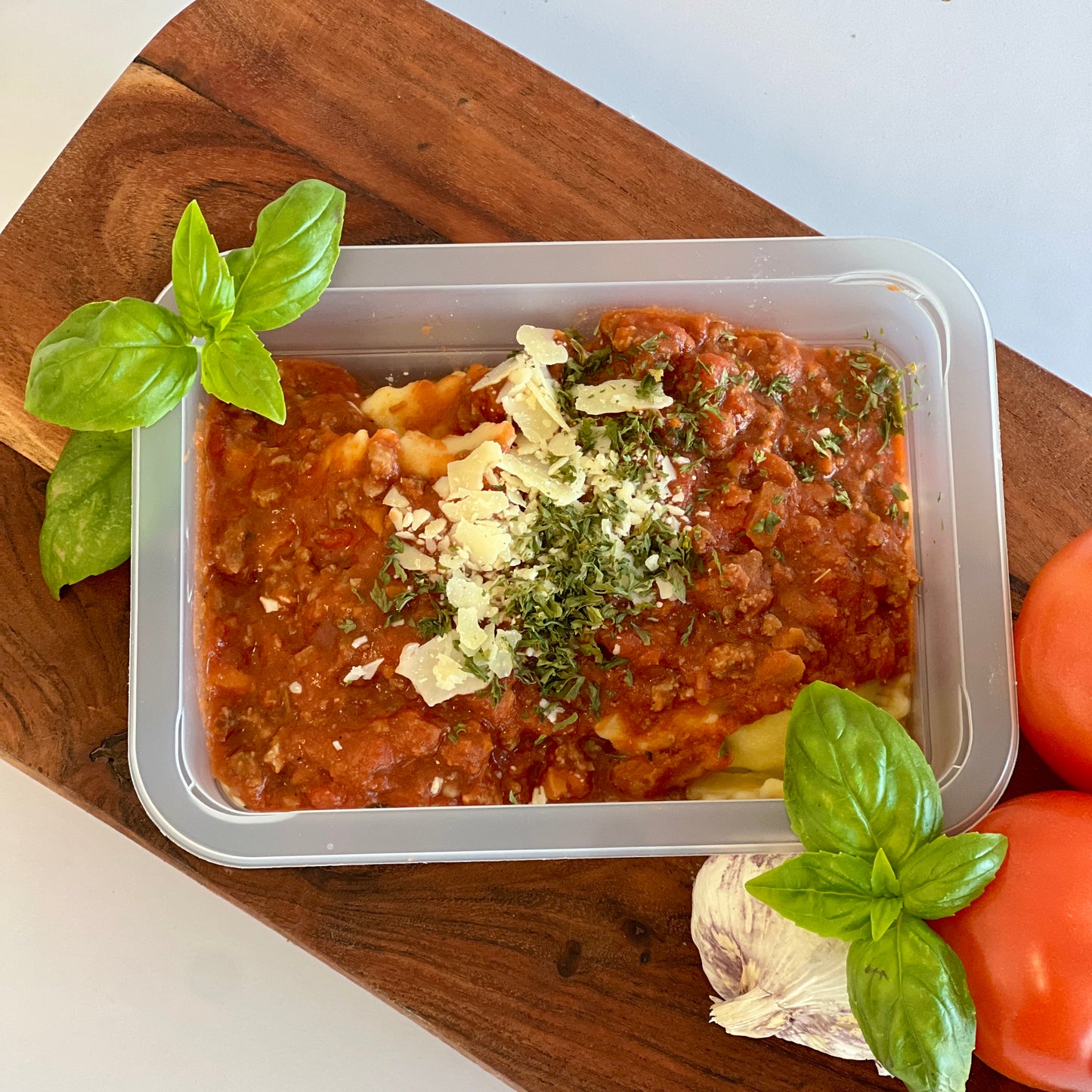 Slow Cooked Pork & Beef Ravioli with Napoli Sauce