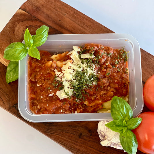 Spinach Ricotta Ravioli with Napoli Sauce - Ready to Eat Meal