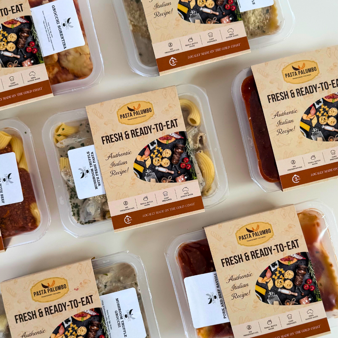 Truffle Mozzarella Ravioli with Truffle Mushroom Sauce - Ready to Eat Meal