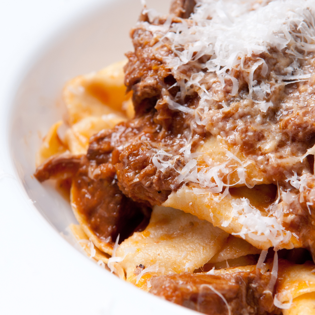 Fresh Pasta with Slow Cooked Beef & Pork Ragu