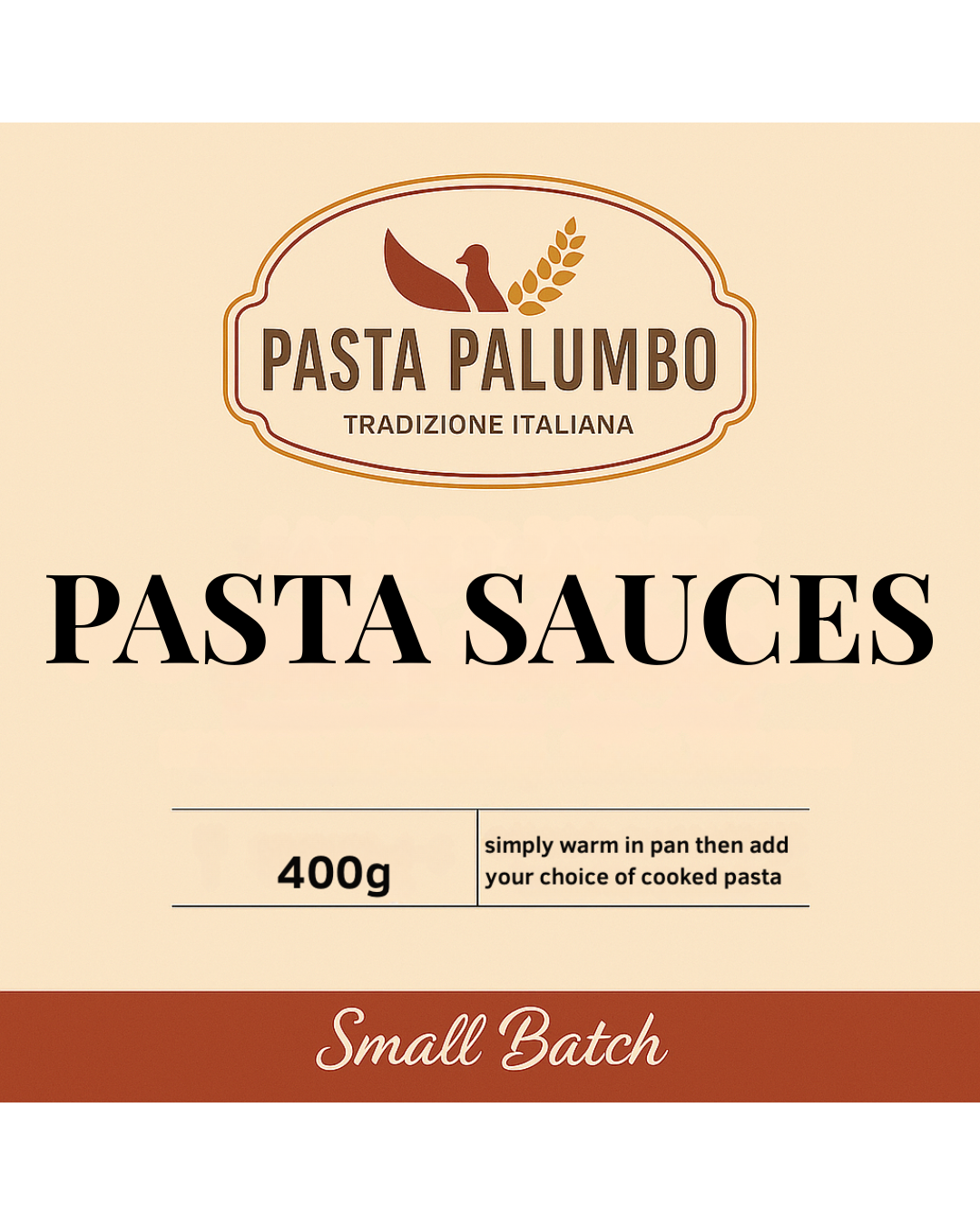 Italian Pasta Sauces (400g)