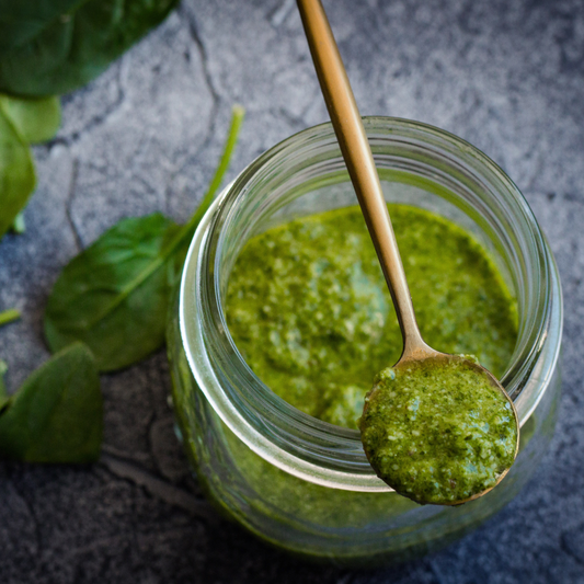 Creamy Pesto with Spinach